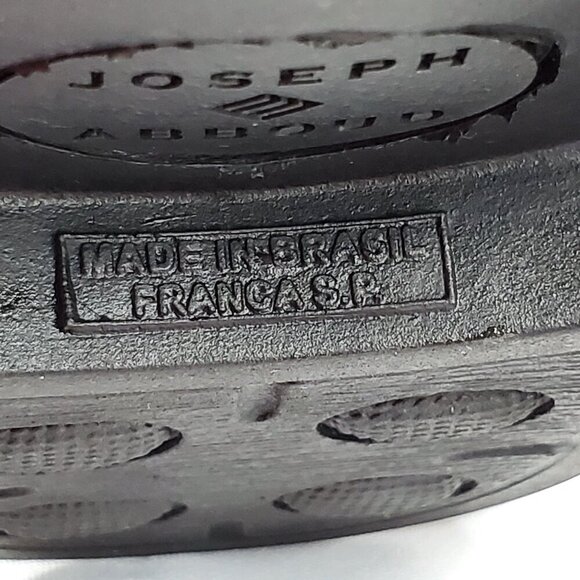 Joseph Abboud Mens 9.5 D Oliver Loafers Brown Leather Slip-On Dress Shoes - Picture 10 of 15